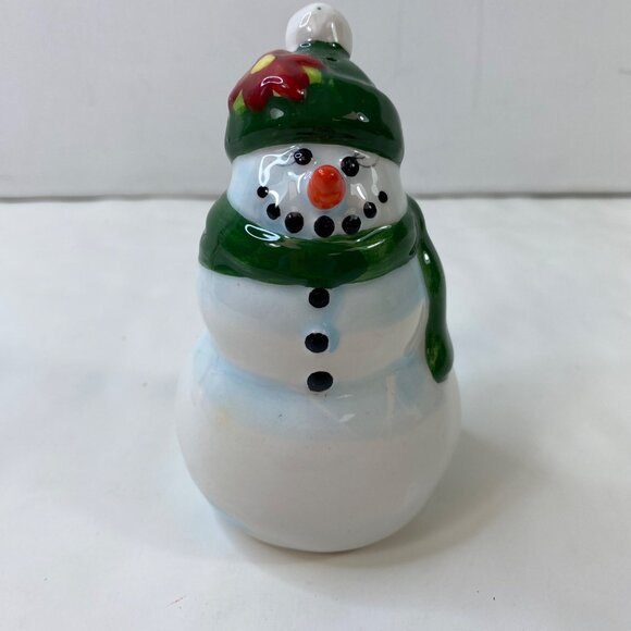 Publix 2004 Snowman Salt & Pepper Shaker Set Holiday Snowfolk Vintage - Picture 3 of 11